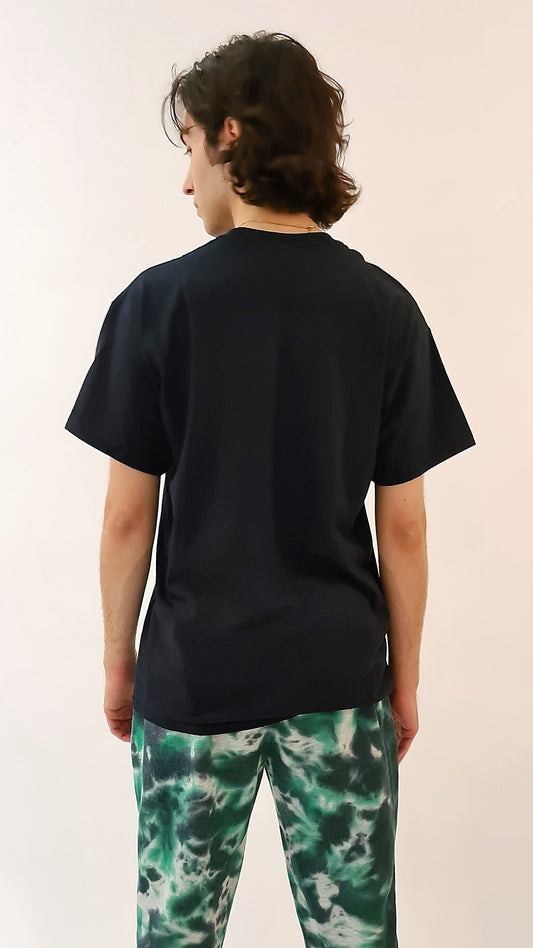 Planet Rave Japan 2 Kurzarm-T-Shirt Schwarz
