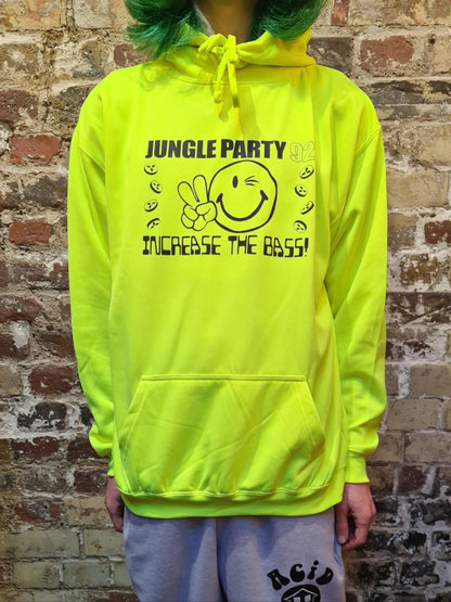 Jungle Party 92 Hoody Neon Groen