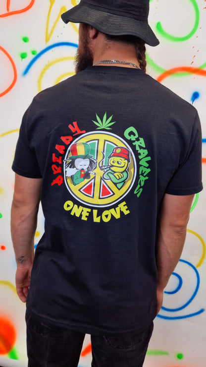Dready One Love Short Sleeve Tee Black