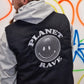 Planet Rave Embroidered  Tactical Vest Gilet Jacket Black