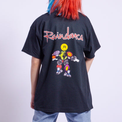 Raindance Heren T-shirt met korte mouwen, zwart