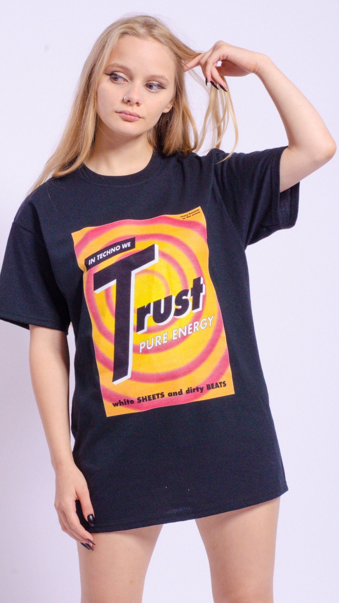 Trust T-shirt met korte mouwen, zwart