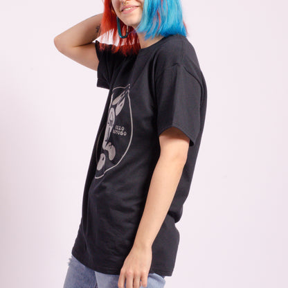 Acid House Glow In The Dark Short Sleeve Tee Black