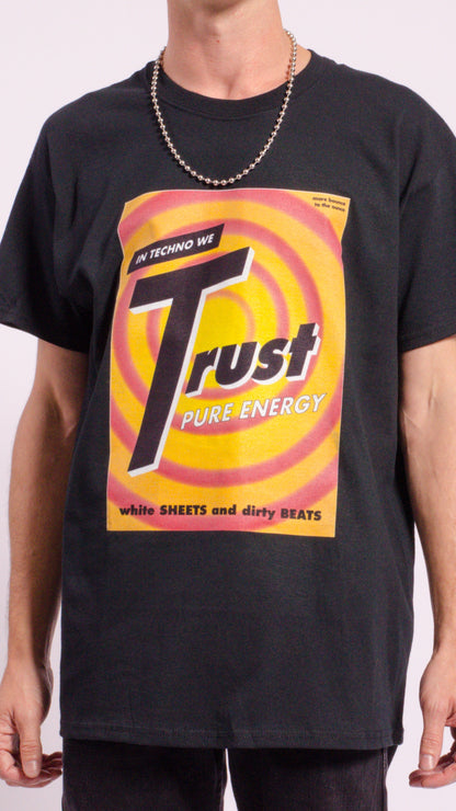 Trust T-shirt met korte mouwen, zwart