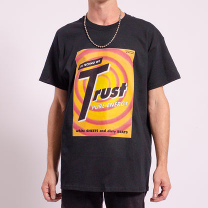 Trust T-shirt met korte mouwen, zwart