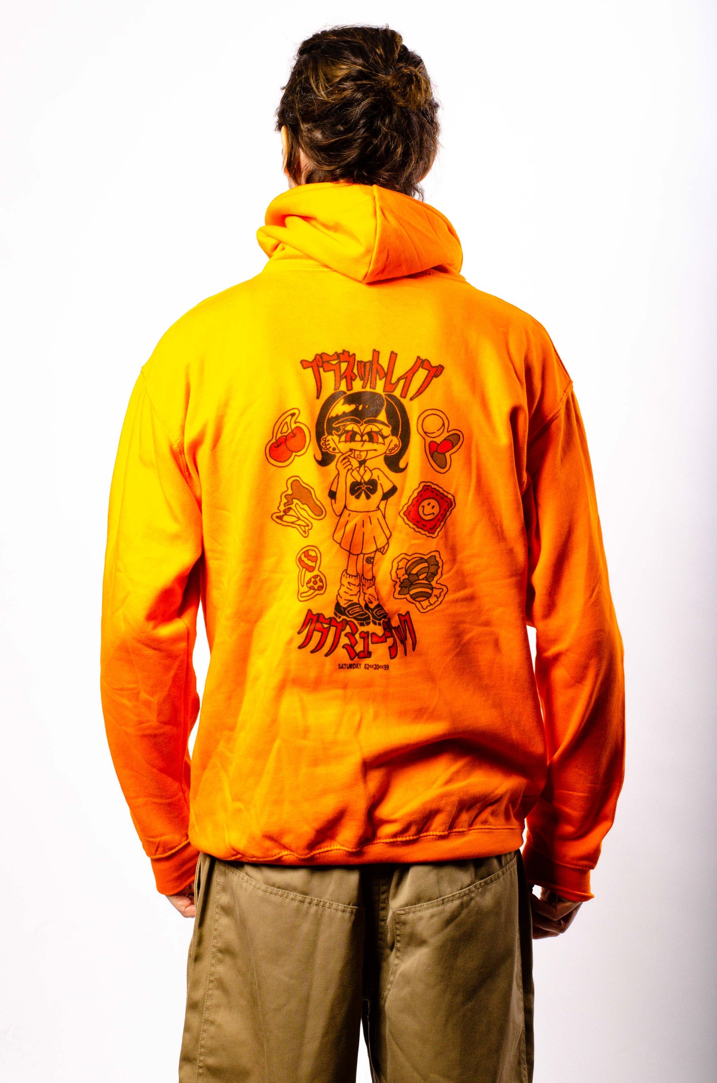 Planet Rave Japan 3 Hoody Orange