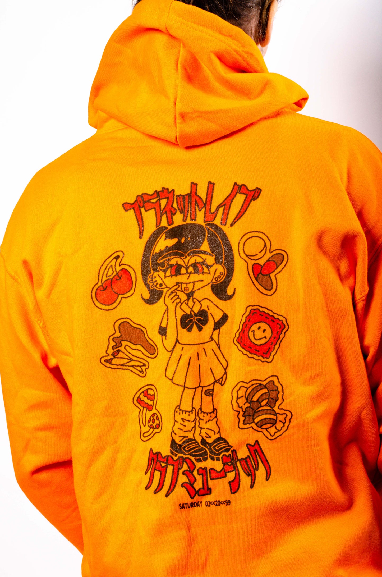 Planet Rave Japan 3 Hoody Orange