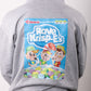 Rave Krispes Front & Back Print Hoody Grey