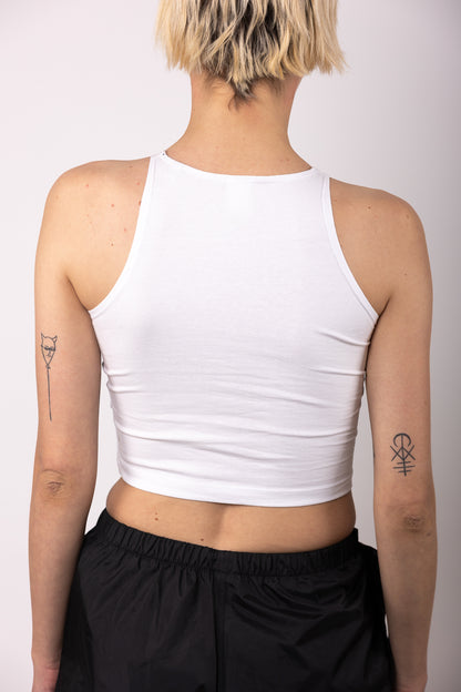 Qravers Planets Cropped Logo Vest Wit