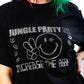 Jungle Party 92 Glow In The Dark Short Sleeve Tee Black