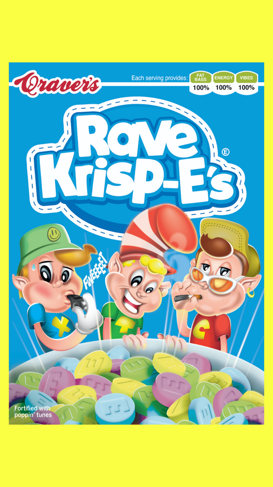 Rave Krisp-E's Poster A2